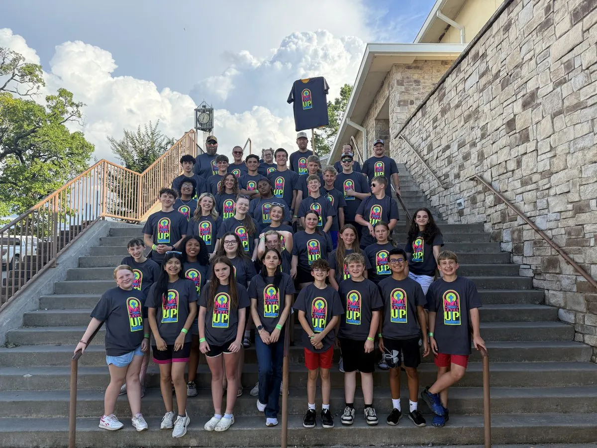 Students gathering at student ministry